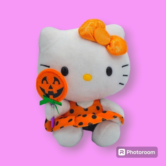 Ty Hello Kitty Halloween Lollipop Plush - Picture 1 of 7